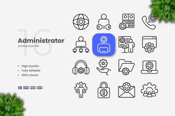 Administrator Icons: A Versatile Tool for Modern Designers