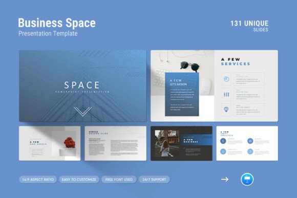 Business Space Keynote Template: A Professional and Versatile Presentation Tool