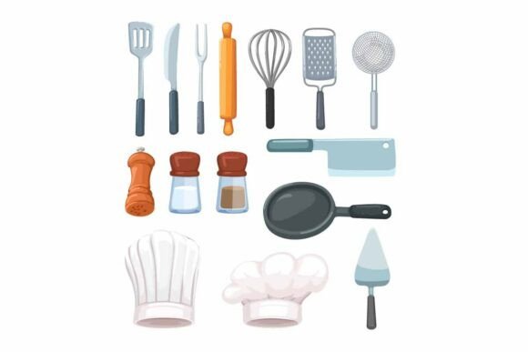 Chef Kitchen Tools and Utensils Set: A Comprehensive Vector Illustration Guide