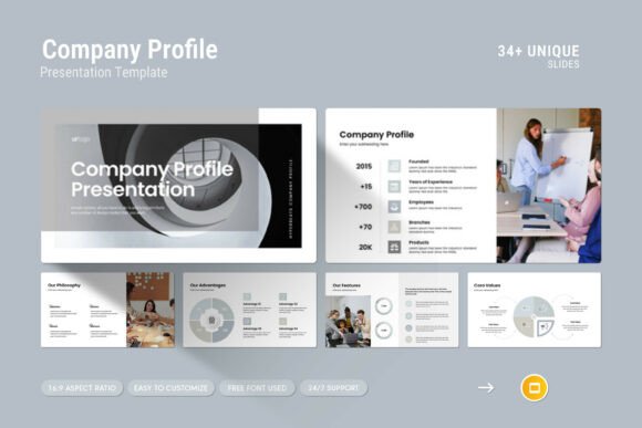 Company Profile Google Slides Template: A Professional and Versatile Presentation Tool