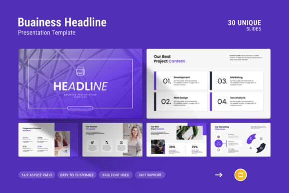 Headline Google Slides Template