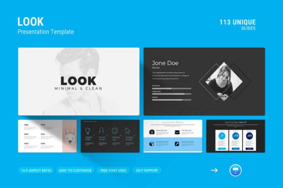 Look Keynote Presentation Template