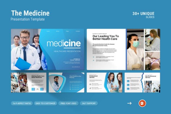 Medicine PowerPoint Template: A Professional Tool for Medical Presentations