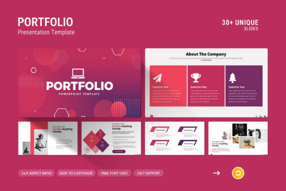 Portfolio Google Slides Template